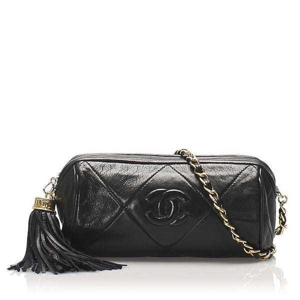 Matelasse Lambskin Leather Crossbody Bag