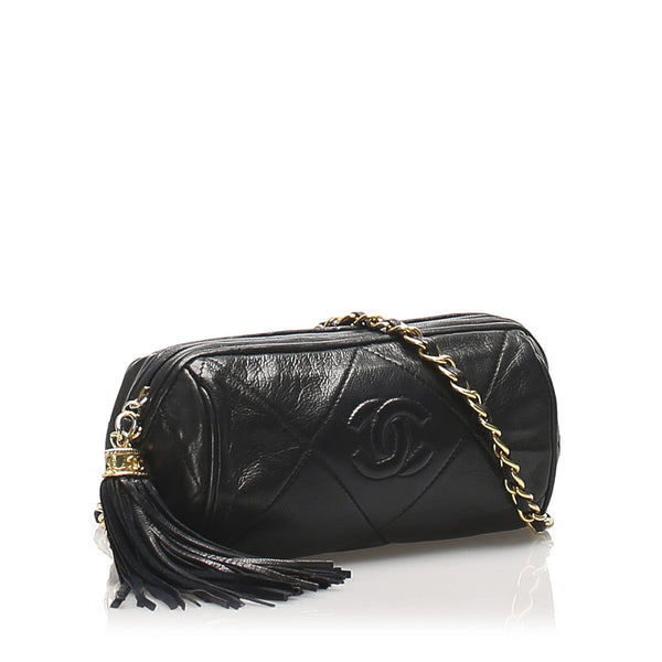 Matelasse Lambskin Leather Crossbody Bag