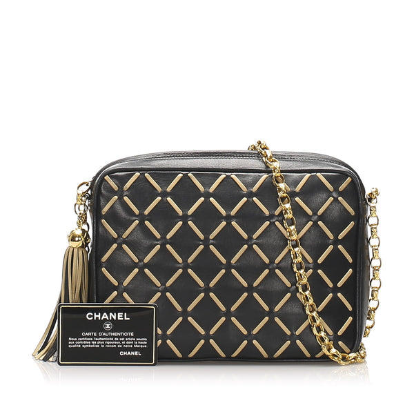 Matelasse Lambskin Leather Crossbody Bag