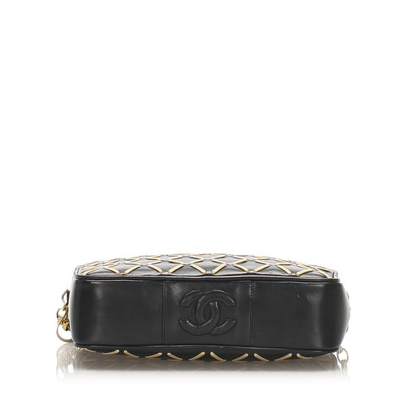 Matelasse Lambskin Leather Crossbody Bag