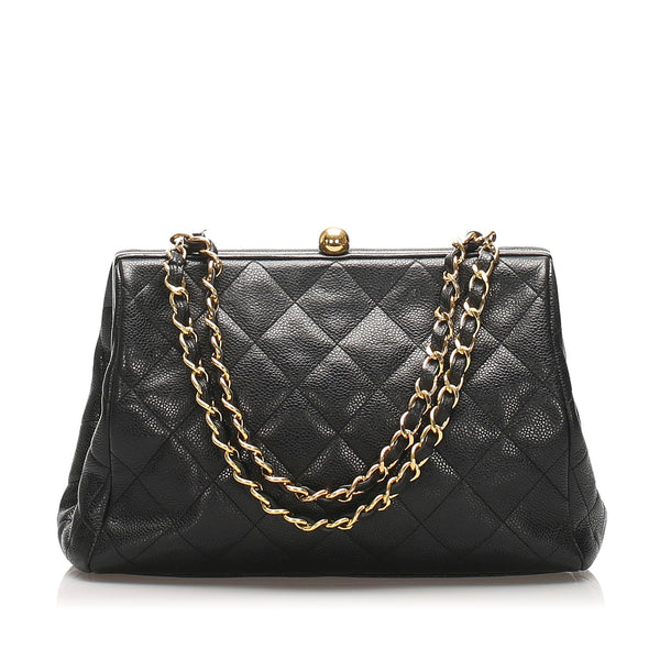 Matelasse Caviar Leather Shoulder Bag