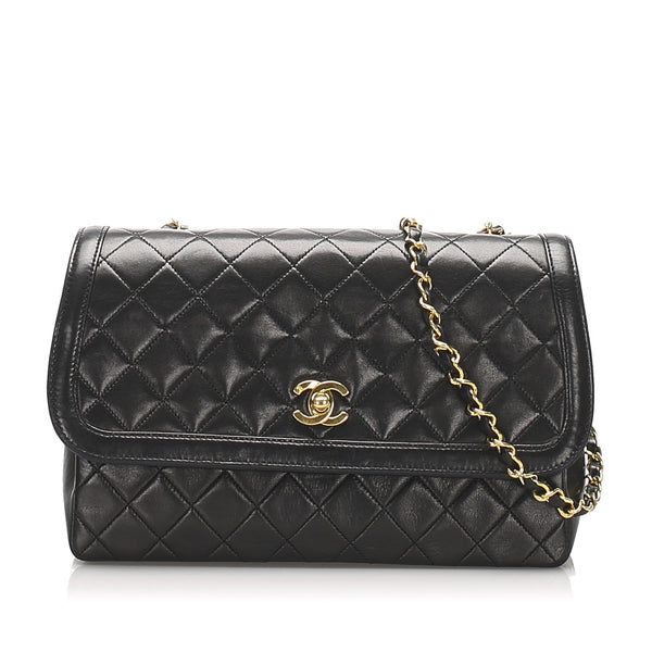 CC Lambskin Flap Bag