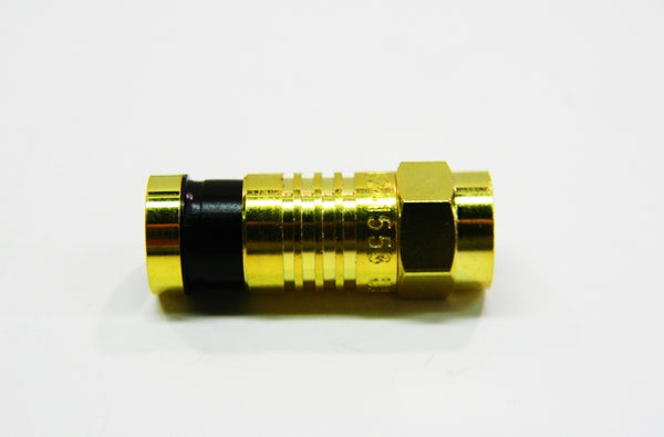Platinum 18009 RG6 gold F Type SealSmart compression connector