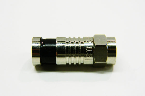 Platinum 18006 RG6 nickel F Type SealSmart compression connector