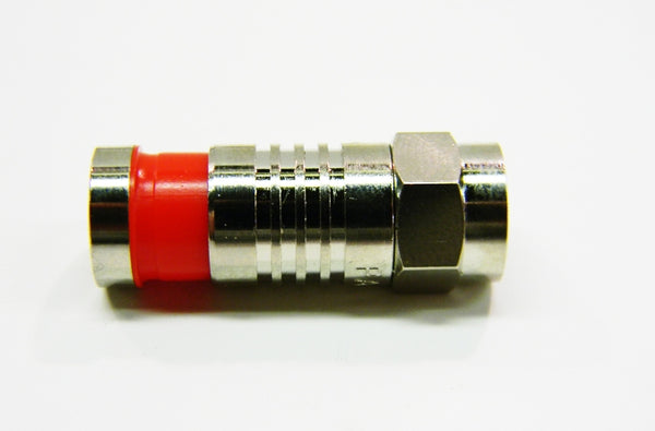Platinum 18011 RG59 nickel F Type SealSmart compression connector