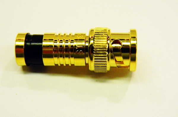 Platinum 18025 RG6 gold BNC SealSmart compression connector