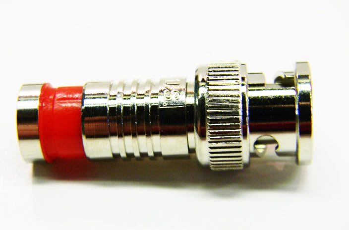 Platinum 18041 RG59 nickel BNC SealSmart compression connector