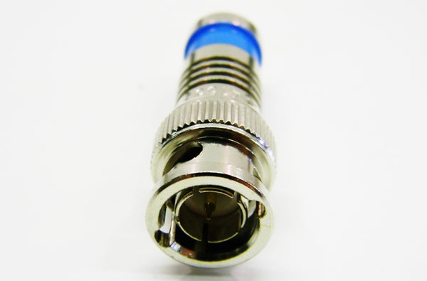 Platinum 18035 RG6 nickel BNC quad SealSmart compression connector