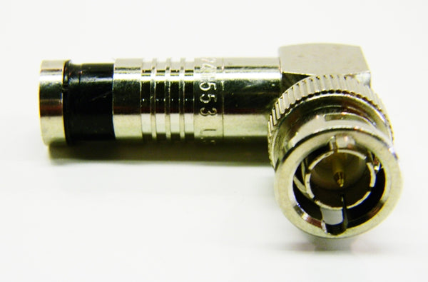 Platinum 18038RA RG6 nickel BNC SealSmart compression connector