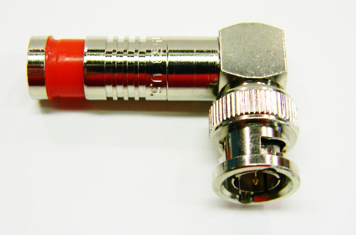 Platinum 18041RA RG59 nickel BNC SealSmart compression connector