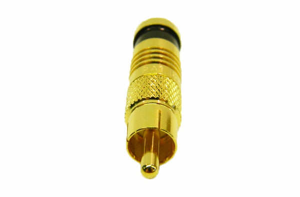 Platinum 18052 RG6 gold RCA SealSmart compression connector