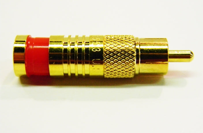 Platinum 18055 RG59 gold RCA SealSmart compression connector