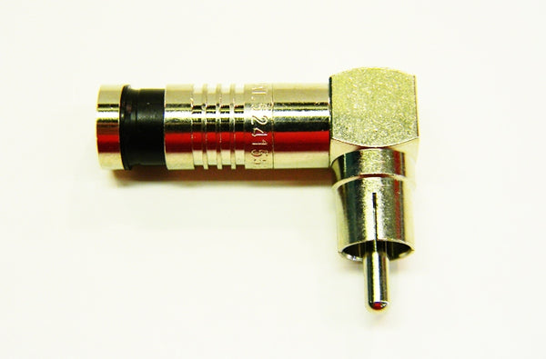 Platinum 18051RA RG6 nickel RCA SealSmart compression connector