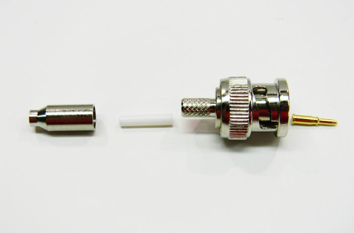 Datcom Realm BNC male crimp connector for RG174 cable