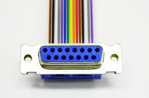 Datcom Realm DB15 female tinned IDC connector