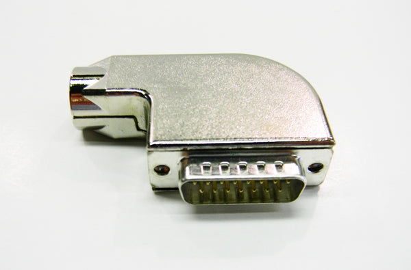 Datcom Realm DB15 right angle metal cover