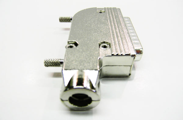 Datcom Realm DB25 right angle metal cover with long thumbscrews
