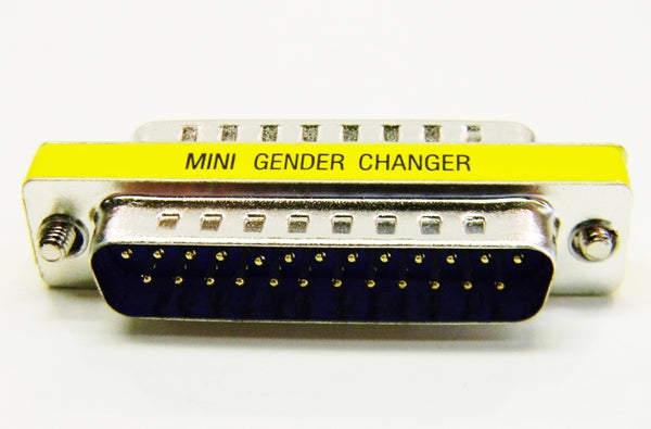 Datcom Realm DB25 m/m low profile gender changer