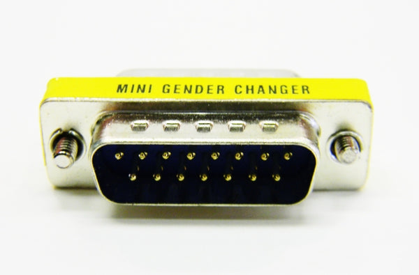 Datcom Realm DB15 m/m low profile gender changer
