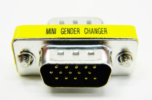 Datcom Realm HD DB15 m/m low profile gender changer