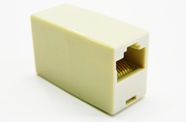 Datcom Realm RJ45 straight pin to pin ivory coupler
