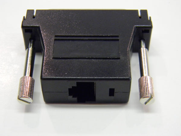 Datcom Realm DB25 male to RJ45 black modular adapter