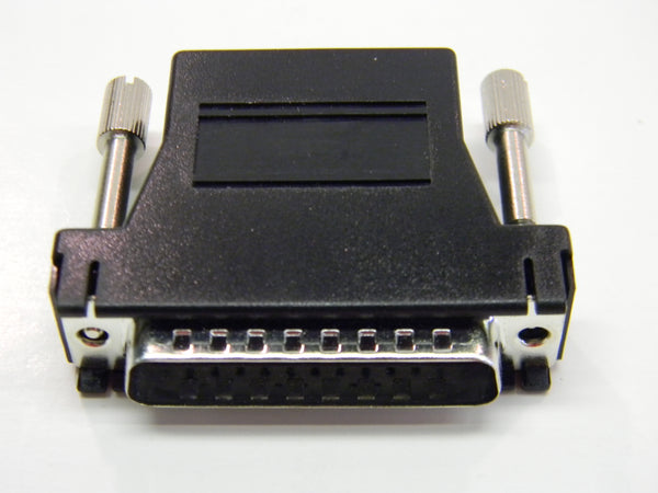 Datcom Realm DB25 male to RJ45 black modular adapter