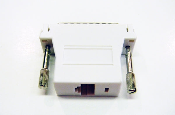 Datcom Realm DB25 male to RJ45 white modular adapter