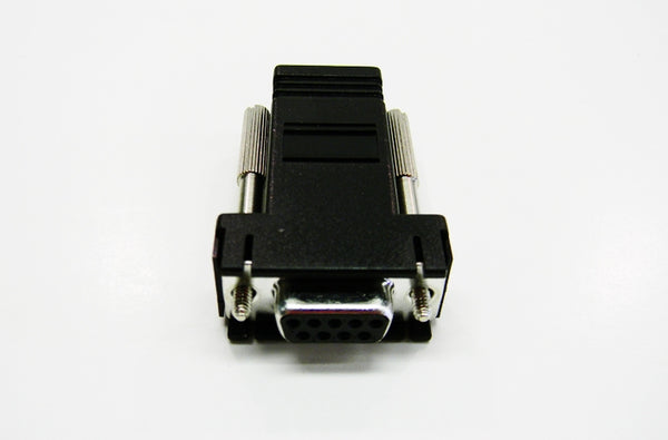 Datcom Realm DB9 female to RJ45 black modular adapter
