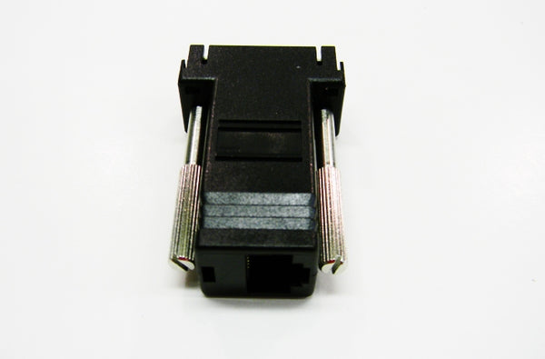Datcom Realm DB9 female to RJ45 black modular adapter
