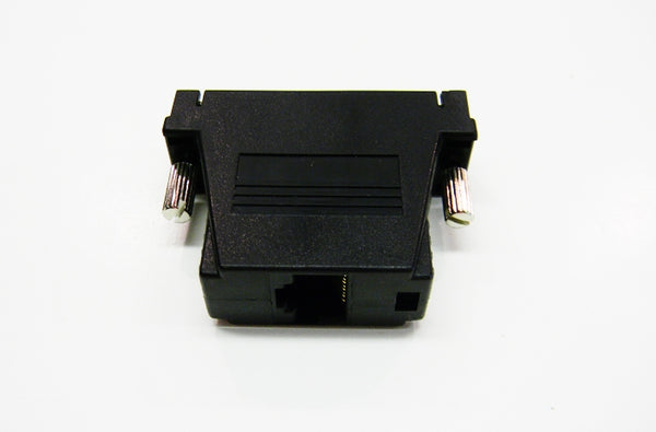 Datcom Realm DB25 female to RJ45 black modular adapter