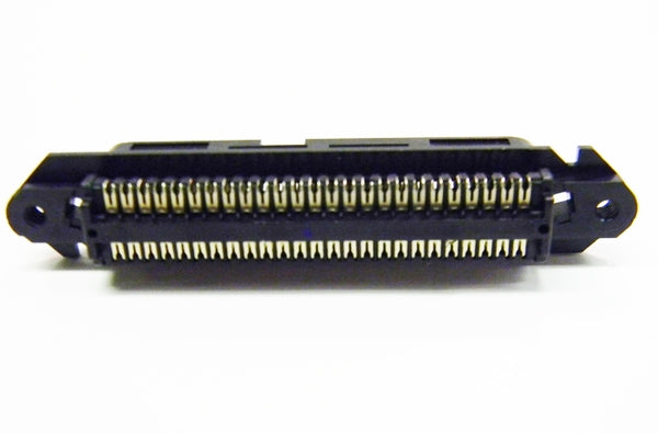 TE telco 50 female IDC connector with 90 degree cover