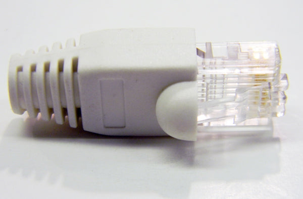 Datcom Realm RJ45 8P8C white protective boot