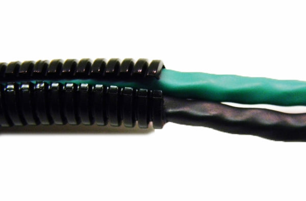 Hellermann Tyton CTP380STD .375 inch black split tubing