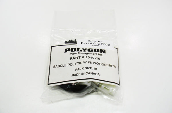 Polygon 1020-10 saddle polytie with 8 inch black Velcro