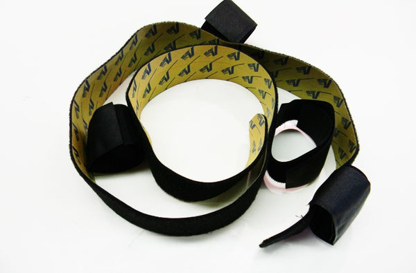 Polygon 1140-1 black vertical wire harness with velcro loops