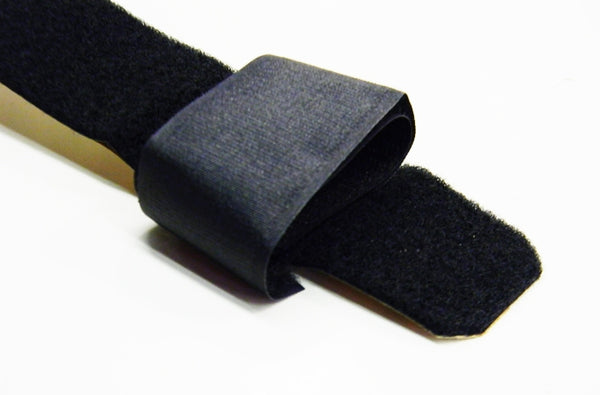 Polygon 1140-1 black vertical wire harness with velcro loops