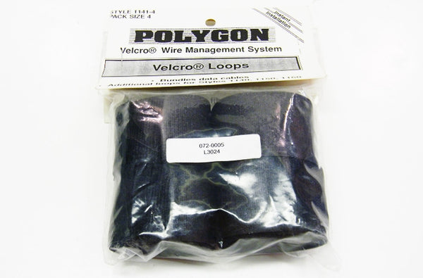 Polygon 1141-4 saddle hook and loop black Velcro