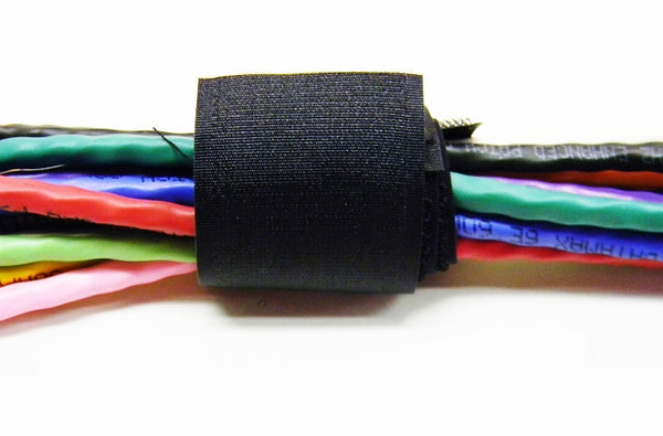 Polygon 1141-4 saddle hook and loop black Velcro