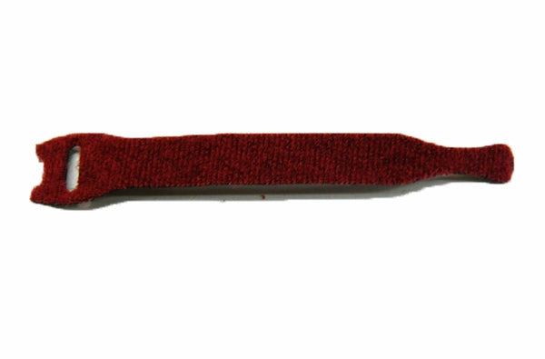 Polygon 3105-X-25-FR 5 inch cranberry plenum Velcro cable tie