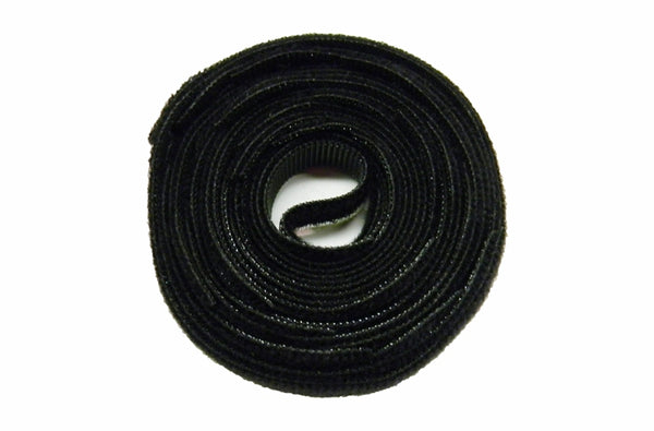 Polygon 3105-25 5 inch black Velcro cable tie