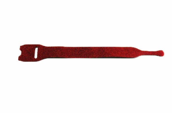 Polygon 3108-X-25-FR 8 inch cranberry plenum Velcro cable tie