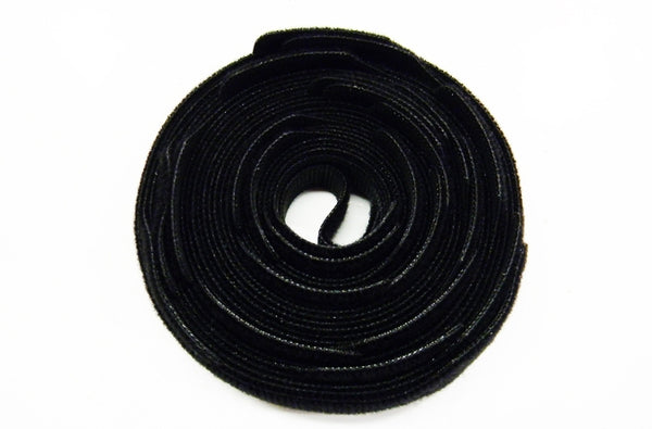 Polygon 3108-X-25 8 inch black Velcro cable tie
