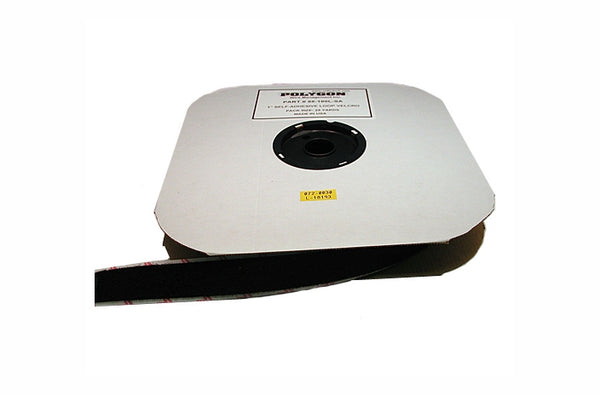 Polygon 88-100L-SA 1 inch black adhesive velcro cable wrap