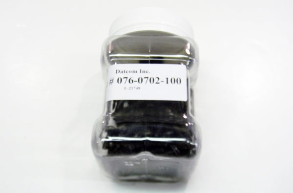 Hammond 1421ABK100 10-32 black rack screw 100 per pack