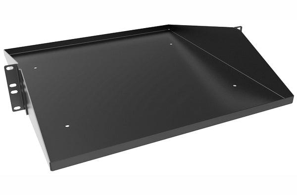 Hammond DNDMS19BK1 2U 19.5 inch deep solid centre mount shelf