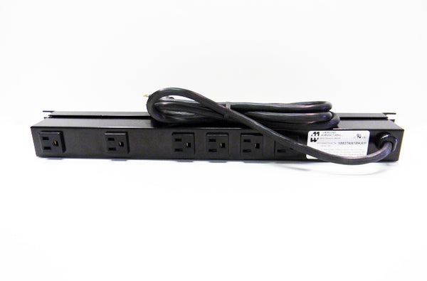 Hammond 1583T6A1BKAM 15A x 6 NEMA 5-15R PDU