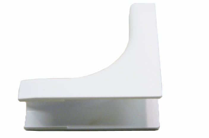 Wire Trak FMIN375-W .75 inch wide x .5 inch high white inside corner