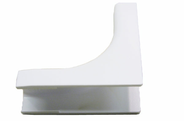 Wire Trak FMIN375-W .75 inch wide x .5 inch high white inside corner