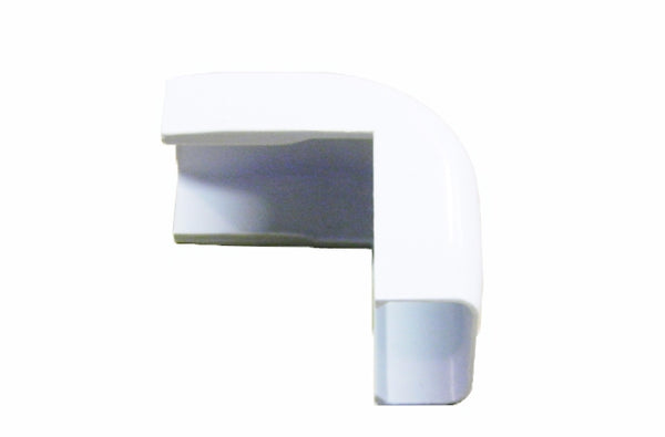 Wire Trak FMOC375-W .75 inch wide x .5 inch high white outside corner